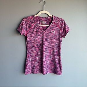 Under Armour Pink Athletic Short Sleeve